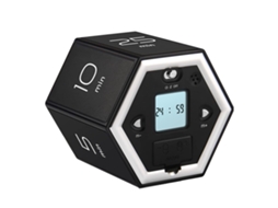 temporizador Hexagonal YURU, cubo digital, flip, estudo, cozimento, exercícios, controle de tempo