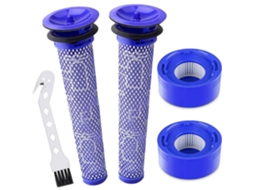 Kit de substituição de filtro de vácuo de 2 pacotes para Dyson V7, V8 Animal e vácuo sem fio absoluto, substitui parte 965661-01