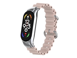 Pulseira De Silicone Respirável Para Xiaomi Mi Band 7, Estilo Náutico