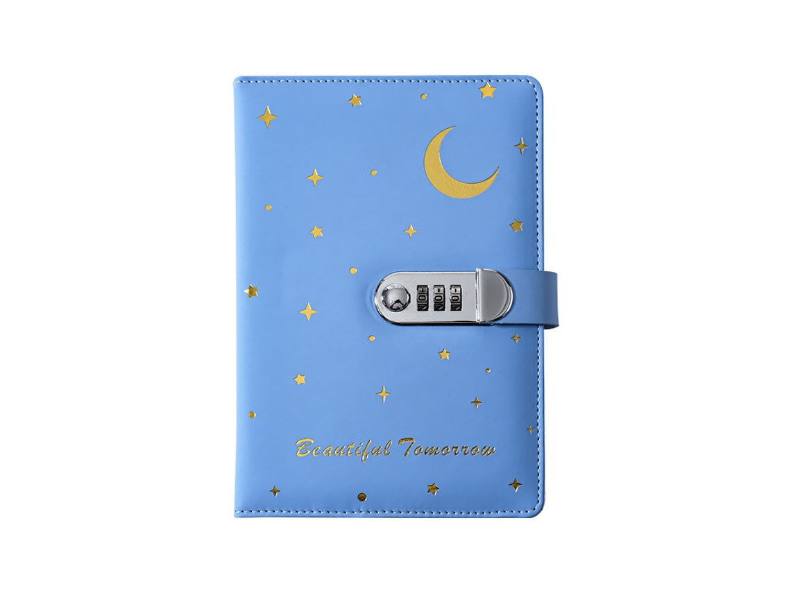 Agenda Em Couro Pu Com Cadeado Por Senha, Caderno A5 Com Senha, Agenda Digital, Bloco De Notas, Caderno De Desenho, Planejamento Diário, 120 Folhas