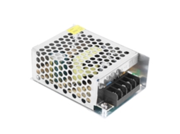 Adaptador de fonte de alimentação comutada de alumínio 24 V DC para display LED e impressora 3D (S 48 24, 24 V 2 A 48 W, CA 100-240 V)