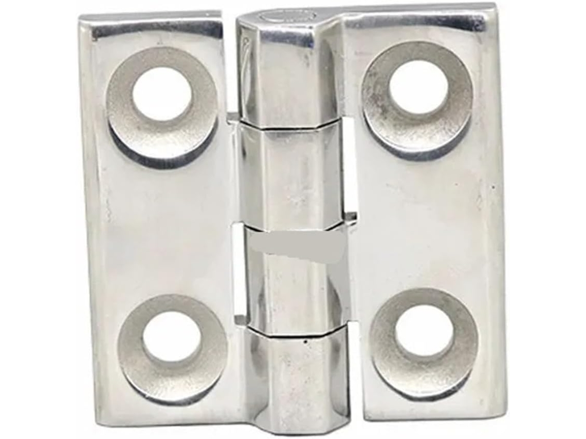 Dobradiça Quadrada Espessa Em Aço Inoxidável 304, 40/50/60 Mm, Para