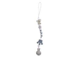 Primerox suporte de Clip Silicone para Bebê Brinquedo de Dentição Animal Flexível Cinza