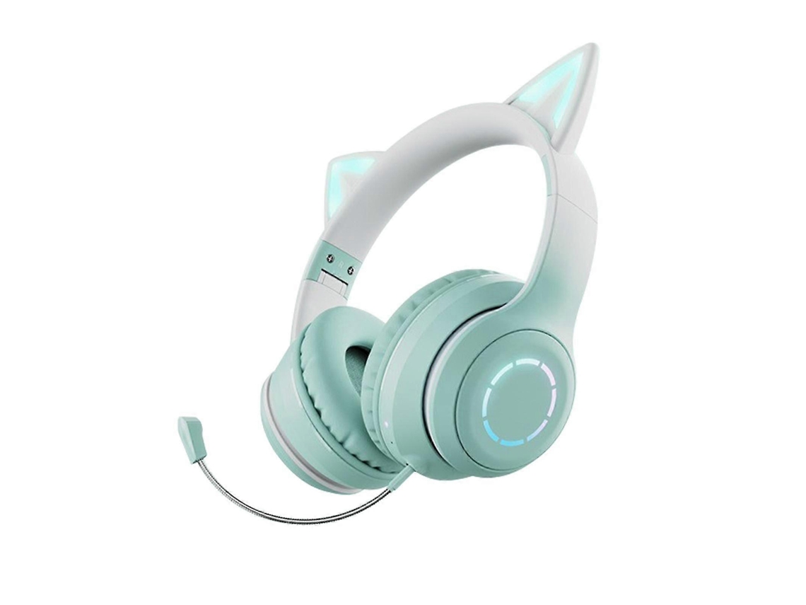 Fones De Ouvido Com Orelhas De Gato Brilhantes, Dobráveis, Coloridos E Sem Fio Bt5.3 Ly Ebike