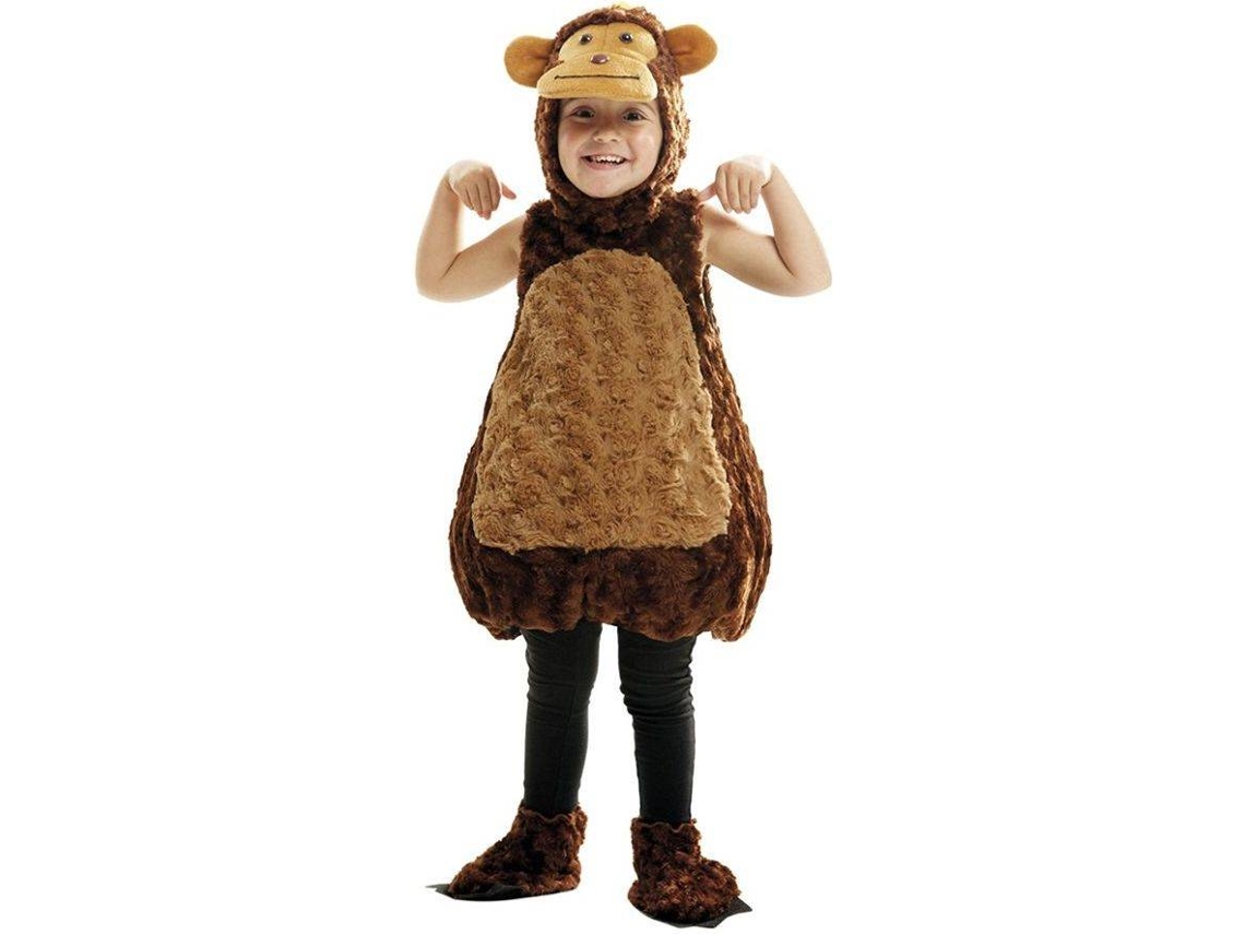 Fato De Macaco De Pelúcia Infantil