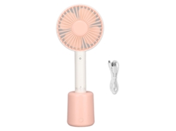 Ventilador Portátil LAXISCREED Usb 3 Níveis Rosa