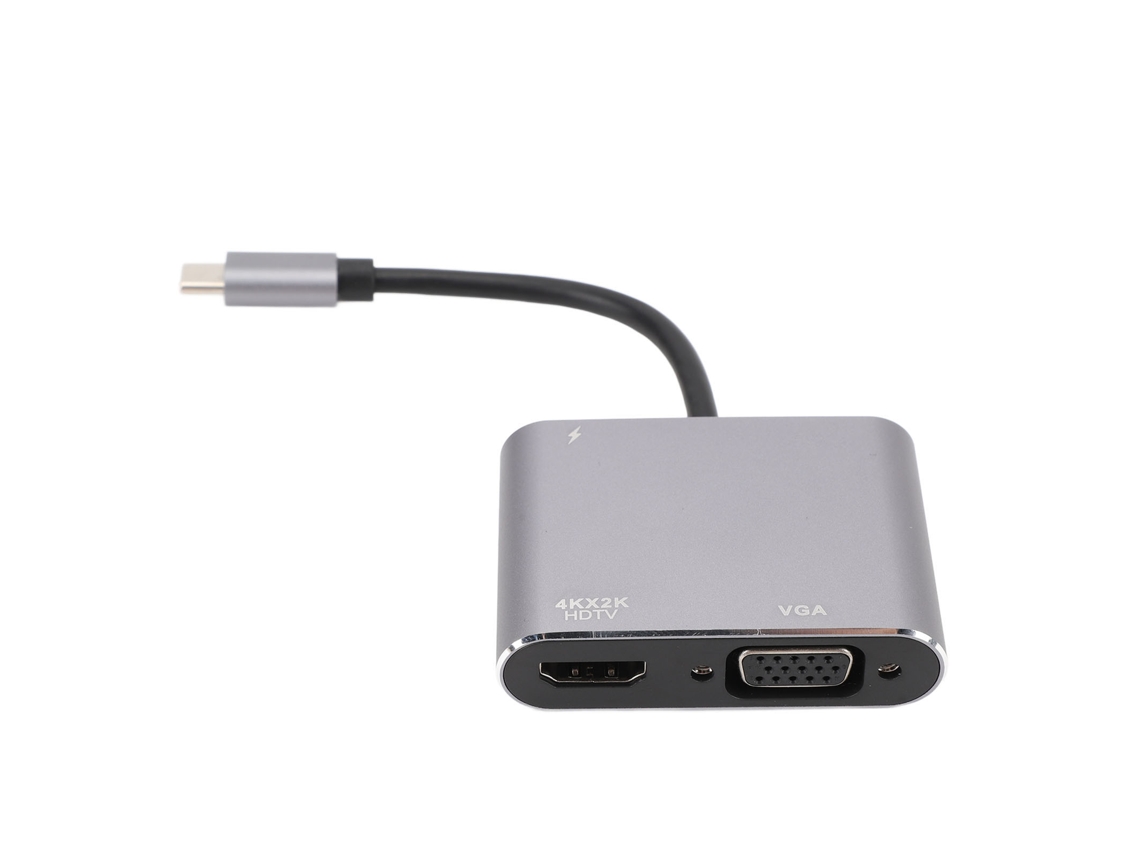 Aetheria adaptador Type C para Vga Usb3.0 Pd 4k Conversor de Vídeo Plug And Play Carregamento Rápido