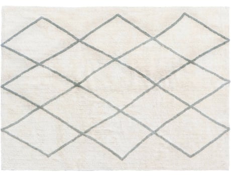 Tapete Infantil HAPPY DECOR KIDS Washable rug Fez (Cinzento - Algodão - 140x200 cm)