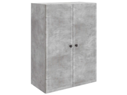 Maison Exclusive - Armário De Parede Cinzento Cimento 66 X 34,5 X 90 Cm