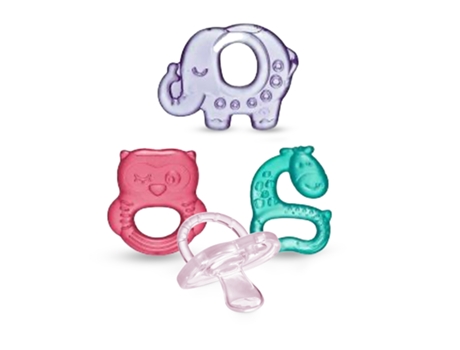 Kit MULTIKIDS BABYBaby Fase 2 Dentição Rosa