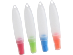 Pincéis Multiuso De Silicone Para Dispensar Líquidos Com Tampa