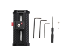 1/4in Thread Aluminum Alloy Camera Cages Side Handle Quick Release Universal Camera Cage Handle Grip LAXISCREED
