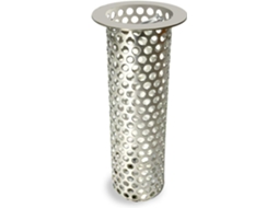 Filtro de Ralo AQUAFORGE, 15 cm altura, 5 diâmetro, em aço inox 316