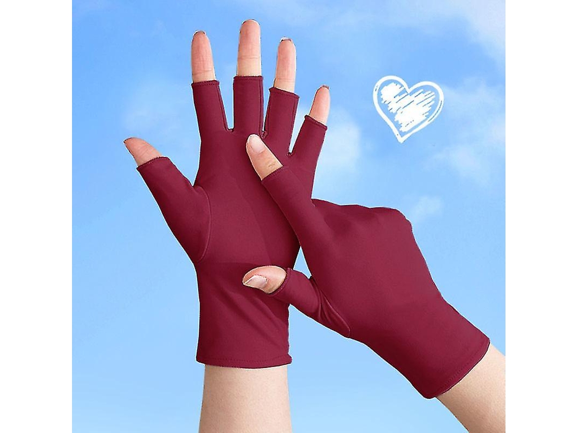 Luva Uv Para Lâmpada De Unhas De Gel, Luvas De Proteção Uv Para Manicure A Ly Ebike
