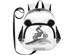 Mochila De Motocicleta Para Meninos E Meninas, Infantil Com Orelhas Fofas, Pré-escola Ensino