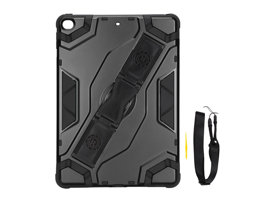 Aetheria capa Protetora Tpu Ultradelgada Anti queda com Alça Ajustável para Tablet Ios 9.7" 2017/2018 Preta