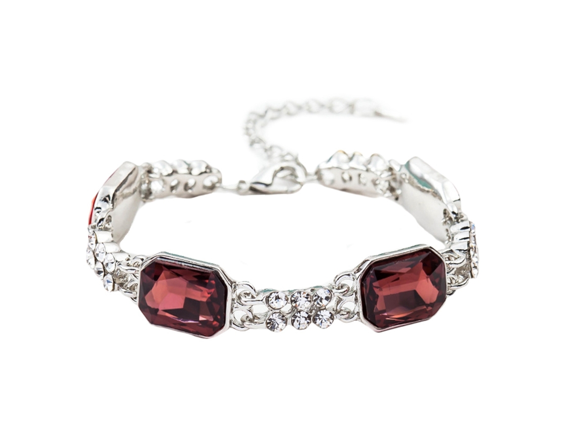 Pulseira Feminina Com Cristal Strass Estilo Fashion Moda Atual