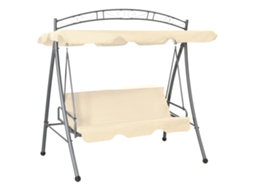 Porch Swing Vidaxl Branco Tecido (n/a)