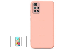 Capa e Película Xiaomi Redmi Note 11+ PHONECARE 5D Full (Rosa)