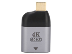 HURRISE Usb-C para Hdmi Conversor Compatível Usb-C Conversor de Cabo de Vídeo Conector para Adaptador de Interface