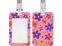 Clipe Crachá, Design Animado Estilo Suave e Simples, Com Cordão, Porta Crachá, Cordão Identificação, Porta