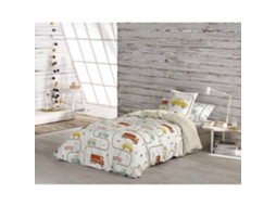Cama de Capa de Edredão Estampada 105 Algodão Extra Macio Feito na Espanha Grem COOL KIDS