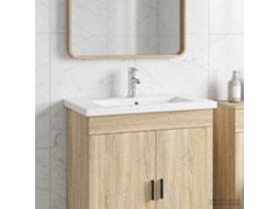Vidaxl Cubículo De Banheiro Cromo 81 X 40 X 17,5 Cm Metal