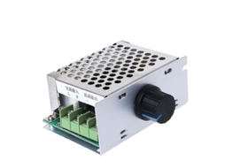 Controlador De Velocidade Para Motor Dc De Escova 220v Ac Entrada 10-210v Dc Saída 20a Potenciómetro