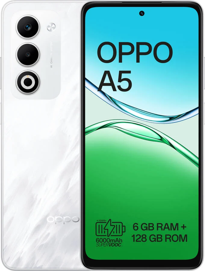 Smartphone OPPO A5 (6.67'' - 6 GB - 128 GB - Branco)