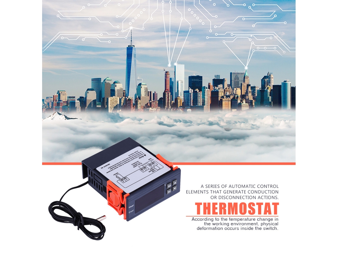Controlador De Temperatura Laxiscreed, Ideal Para Aquecimento E Refrigeração