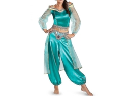 Traje De Cosplay Princesa Jasmine Aladdin Para Mulheres Adultas Com Camisa Manga Longa E Calças Alibaba Xl
