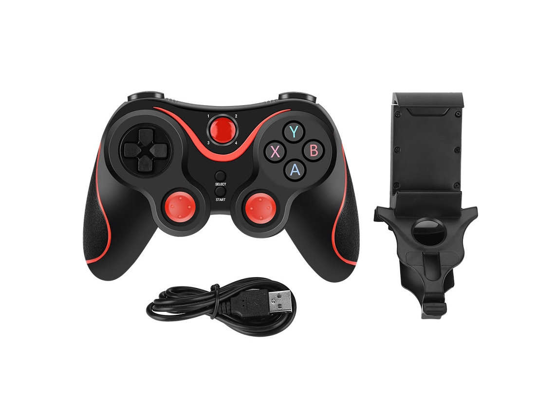 Controlo de Jogo LAXISCREED Bluetooth Sem Fios com Suporte