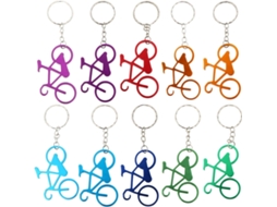 Conjunto De 10 Pingentes Elegantes Para Malas Em Metal, Leves E Resistentes, Chaveiro Com Abridor
