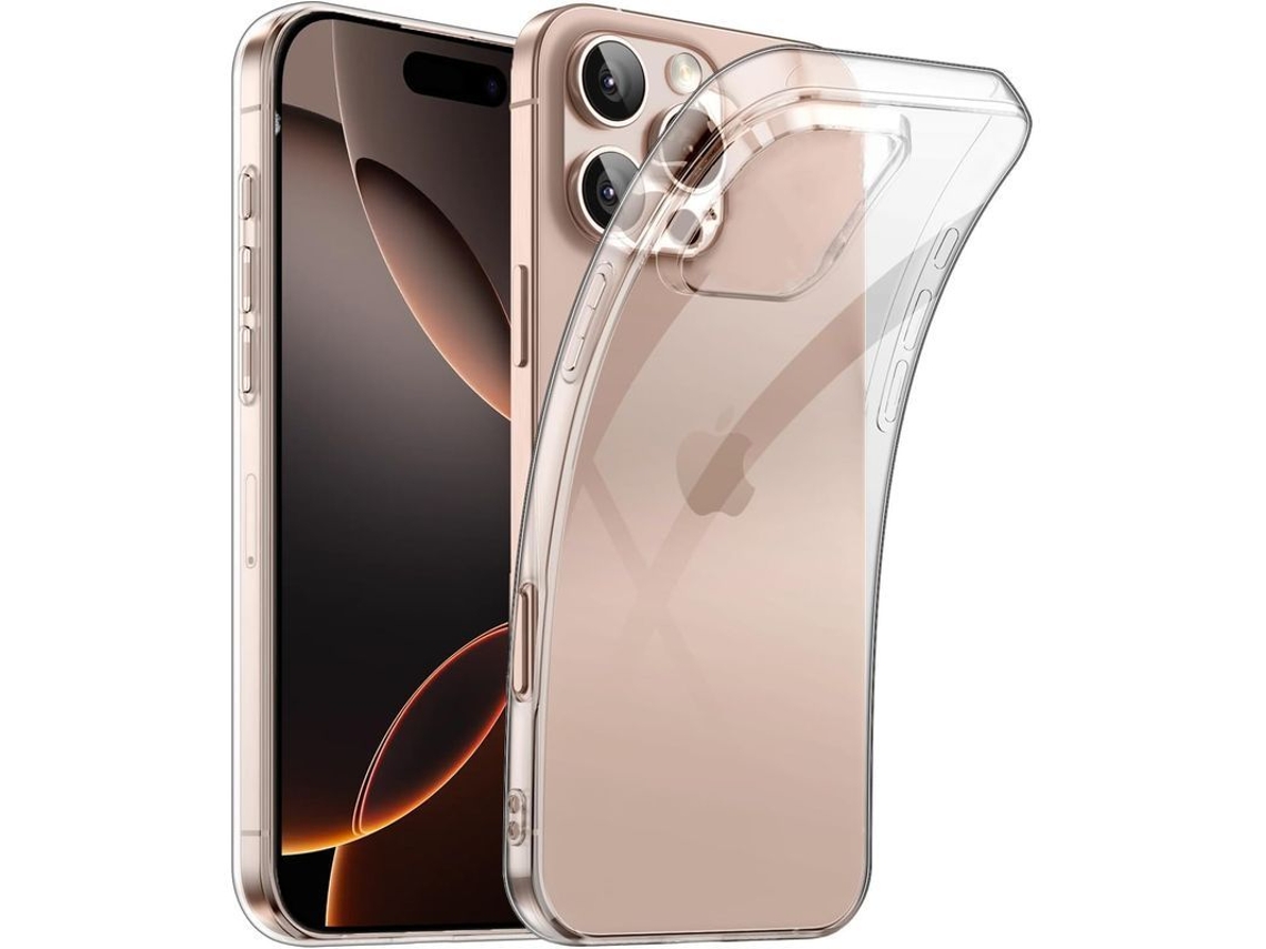 2026 capa Clara Fina de Silicone Gel Transparente para Iphone 16 Pro
