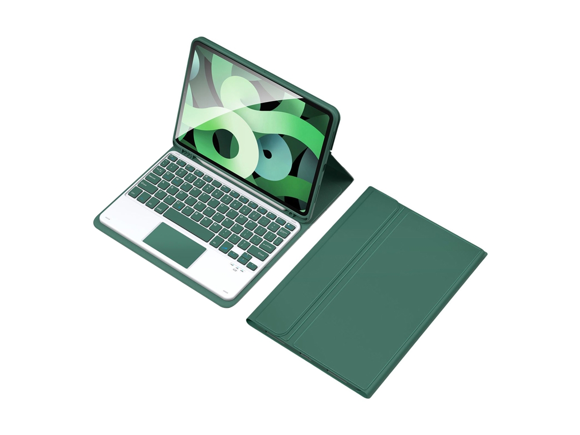 Teclado Sem Fio Bt Teclado Usb Capa De Couro Pu Para Ipad Air2 9.7/pro 9.7 Tablet