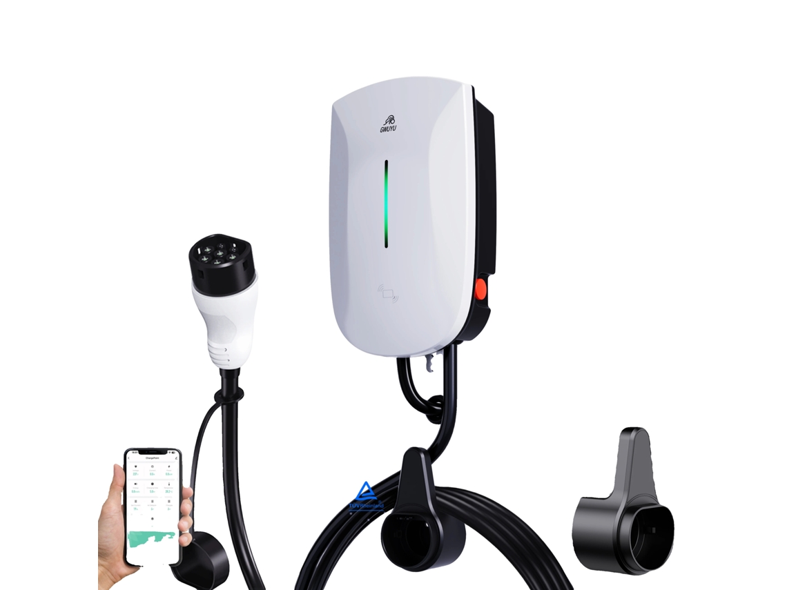 Estação De Carregamento De Ev, Controle Por App, Ampla Compatibilidade, App 22kw 32a 3 Fases, Tipo2-a