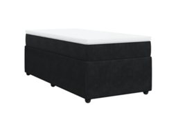 Box Spring Bed, Box Spring Beds Vidaxl Preto Veludo (100 X 200 Cm)