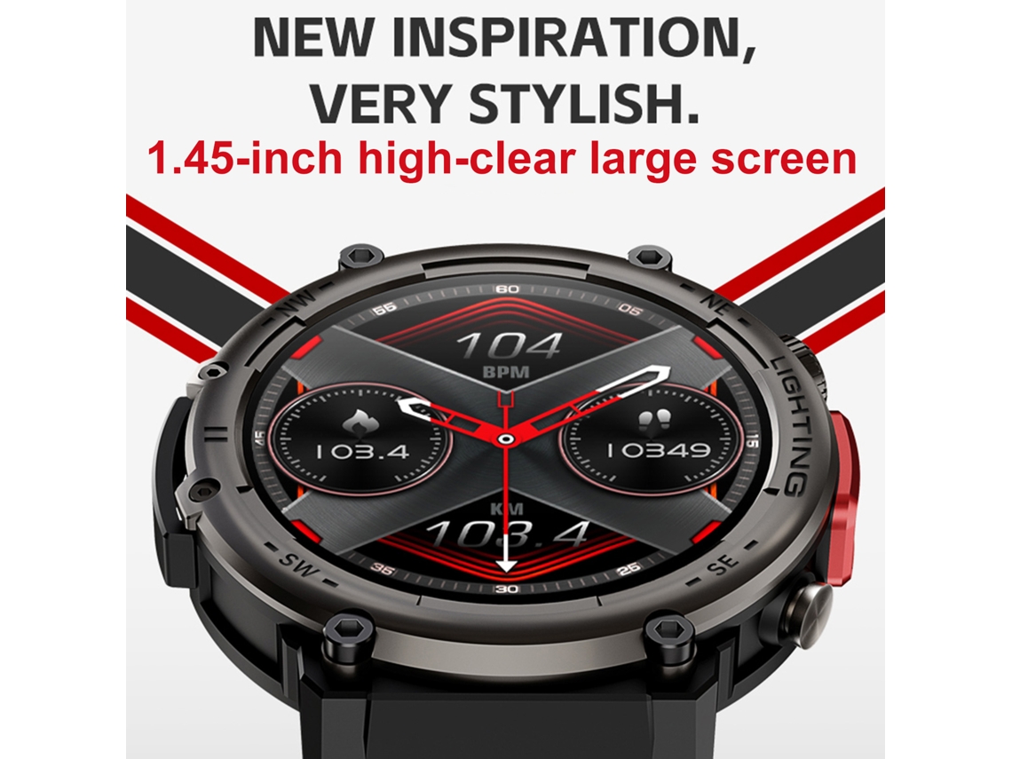 Smartwatch (monitoramento de saúde, modos multiesportivos)