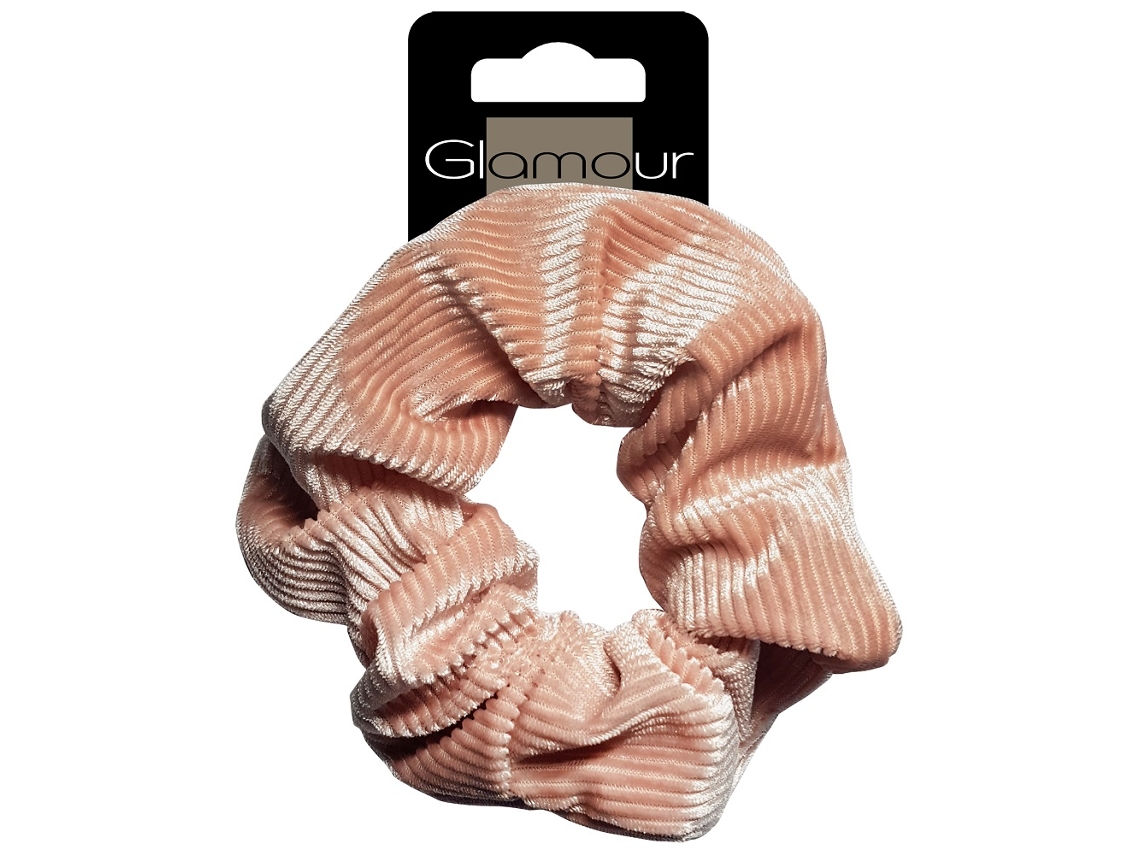 Zigzag De Cabelo Glamouroso Em Rosa Em Pó