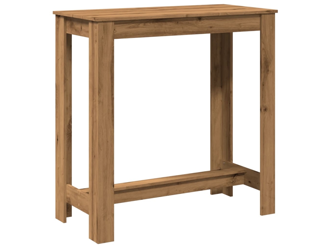 Mesa de Bar Derivados de Madeira Carvalho Artisiano MAISON EXCLUSIVE (102x50x103,5 cm)