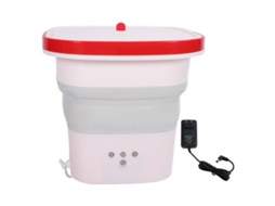 Máquina de Lavar Portátil 6l Plegável Mini Cesto com Íons Negativos para Rv Viagem Apartamento