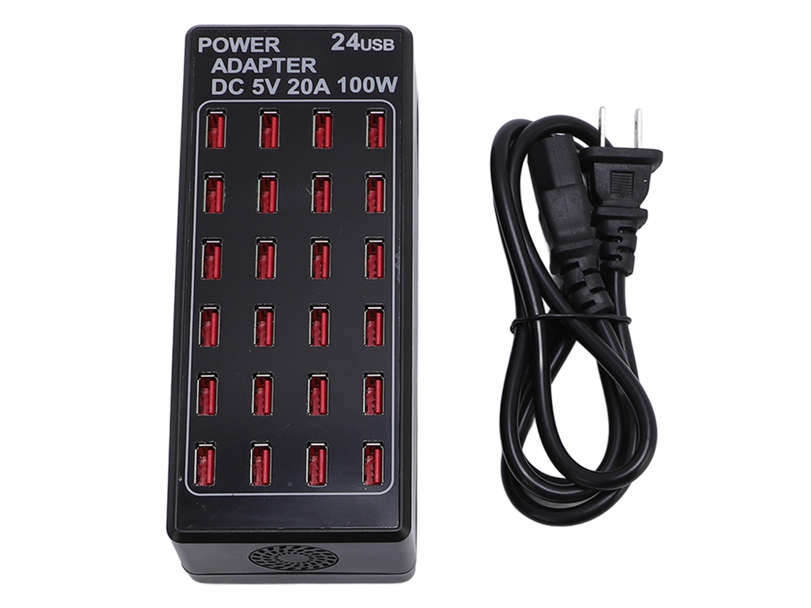 Carregador Multi porta LAXISCREED 100w 24 Portas