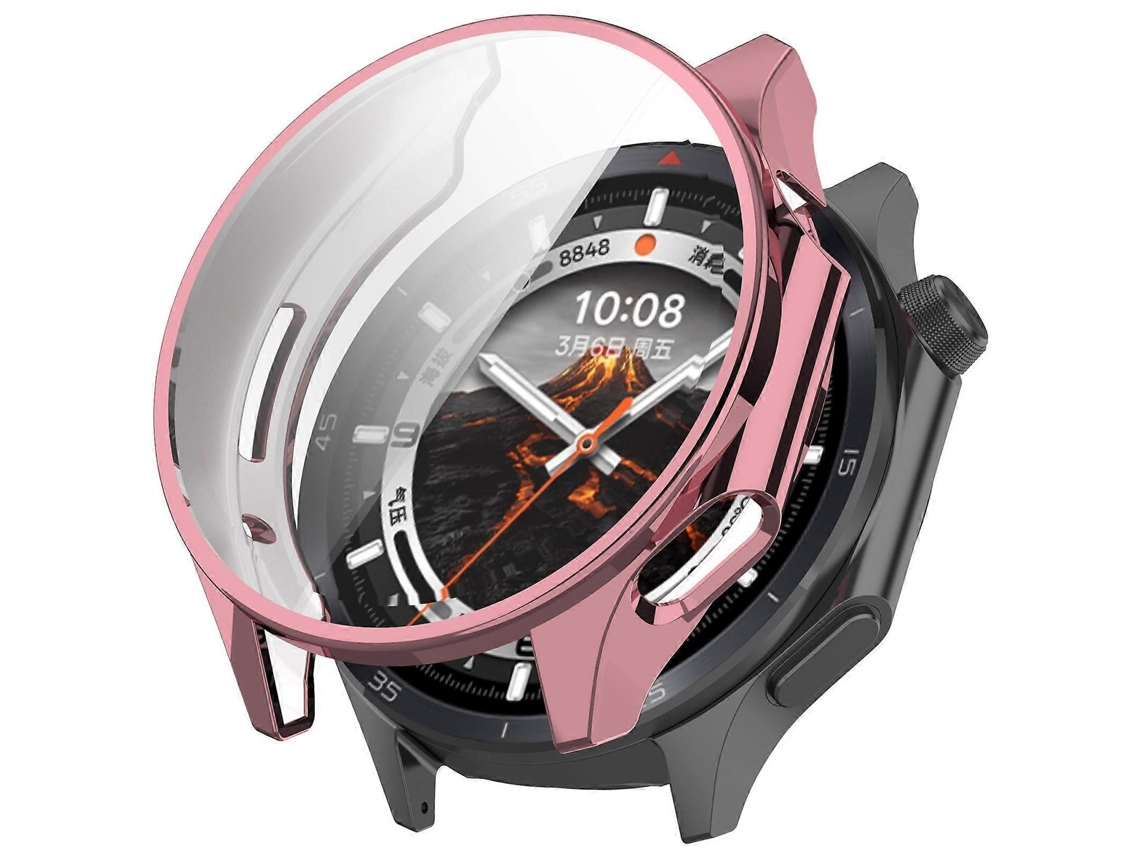 Capa Protetora De Tpu Eletrodepositada Com Cobertura Total Para Oppo Watch X2