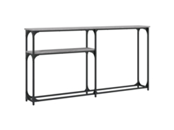 Console Table, Console Tables Vidaxl Cinzeto Madeira Processada (n/a)
