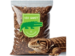 Réptil Terrário Casca Vio Habit Saco 15 L. / Grueso
