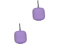 Estojo Protetor para Fones de Ouvido Sem Fio, Caixa de 2 Peças, Suporte Profissional SFUSHOS