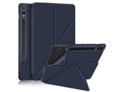 Capa Para Tablet Lurelia, Para Samsung Galaxy Tab S10 Plus12.4 X820/x826b Para Transformadores, Azul Escuro, Proteção Antiquedas