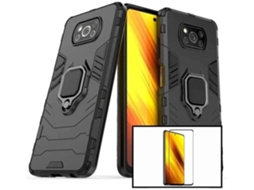Kit Capa e Película Xiaomi Poco X3 Pro Preto