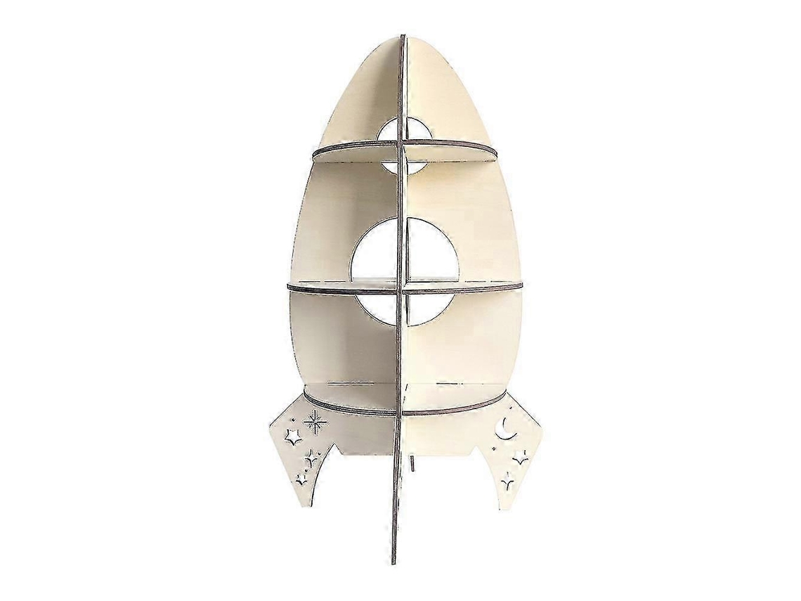 Suporte De Prateleira Em Formato Foguete Para Decoração Criativa Quartos (faça Você Mesmo).-aquaforge