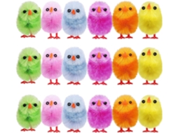 Conjunto De 18 Miniaturas Pelúcia Fofinhas Para Decoração Páscoa,